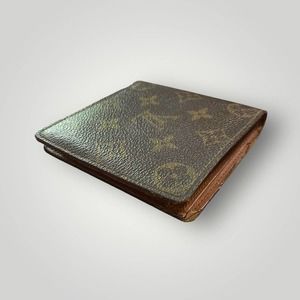 LOUIS Vuitton Monogram Multiple Wallet Men's Slender Marco Florin Bifold